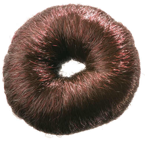 Hair cushion brown 8 cm DEWAL HO-5115 Brown